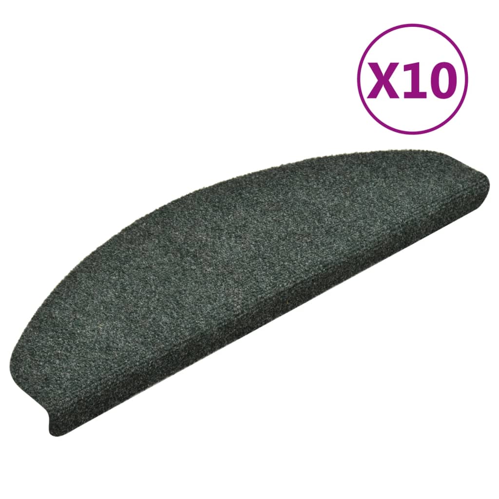 Trapmatten Zelfklevend 10 St 65X21X4 Cm Naaldvilt Groen