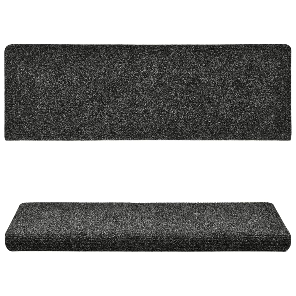 Trapmatten 5 St 65X25 Cm Naaldvilt Grijs