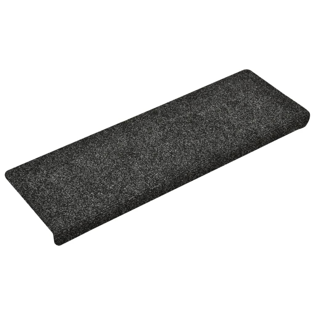Trapmatten 10 St 65X25 Cm Naaldvilt Grijs