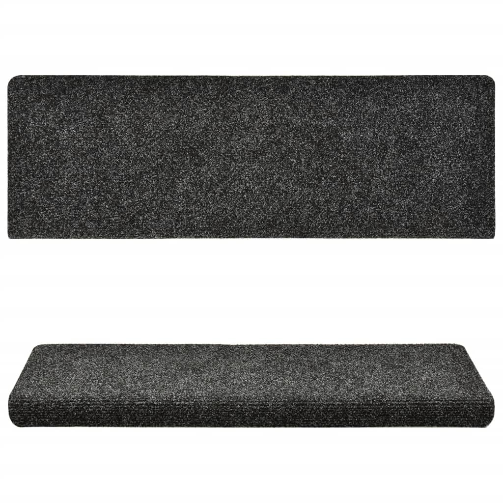 Trapmatten 10 St 65X25 Cm Naaldvilt Grijs