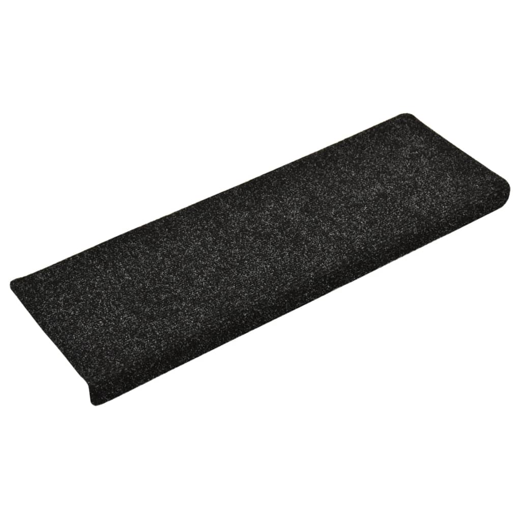 Trapmatten 5 St 65X25 Cm Naaldvilt Zwart