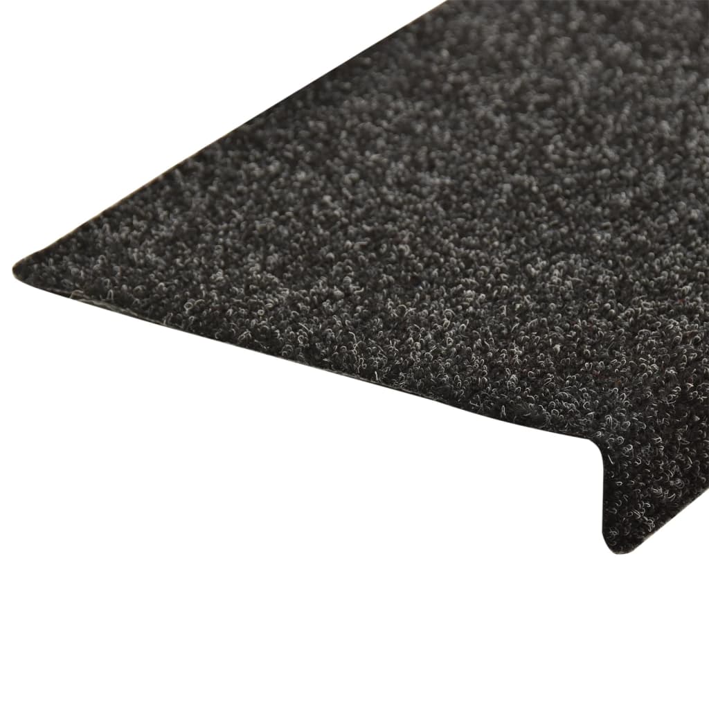 Trapmatten 5 St 65X25 Cm Naaldvilt Zwart