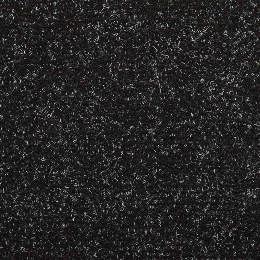 Trapmatten 10 St 65X25 Cm Naaldvilt Zwart