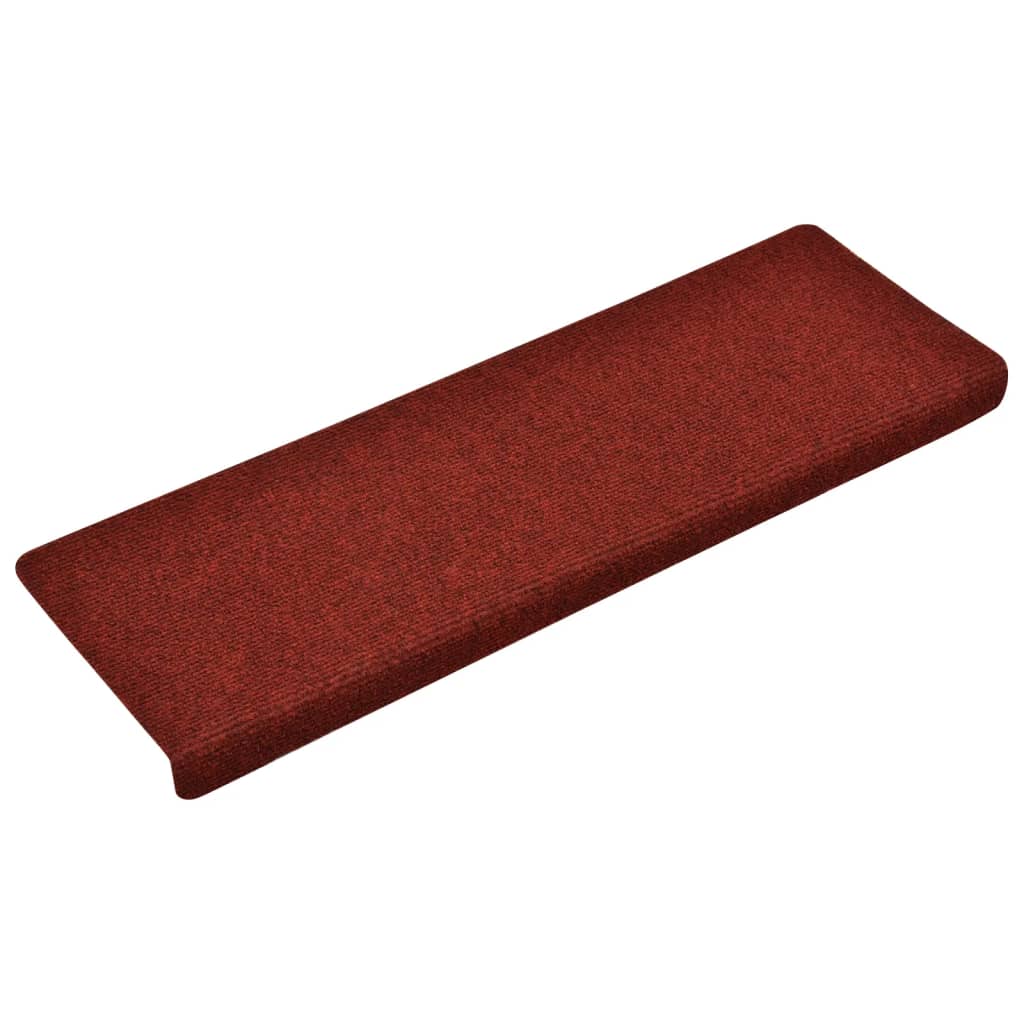 Trapmatten 5 St 65X25 Cm Naaldvilt Bordeauxrood
