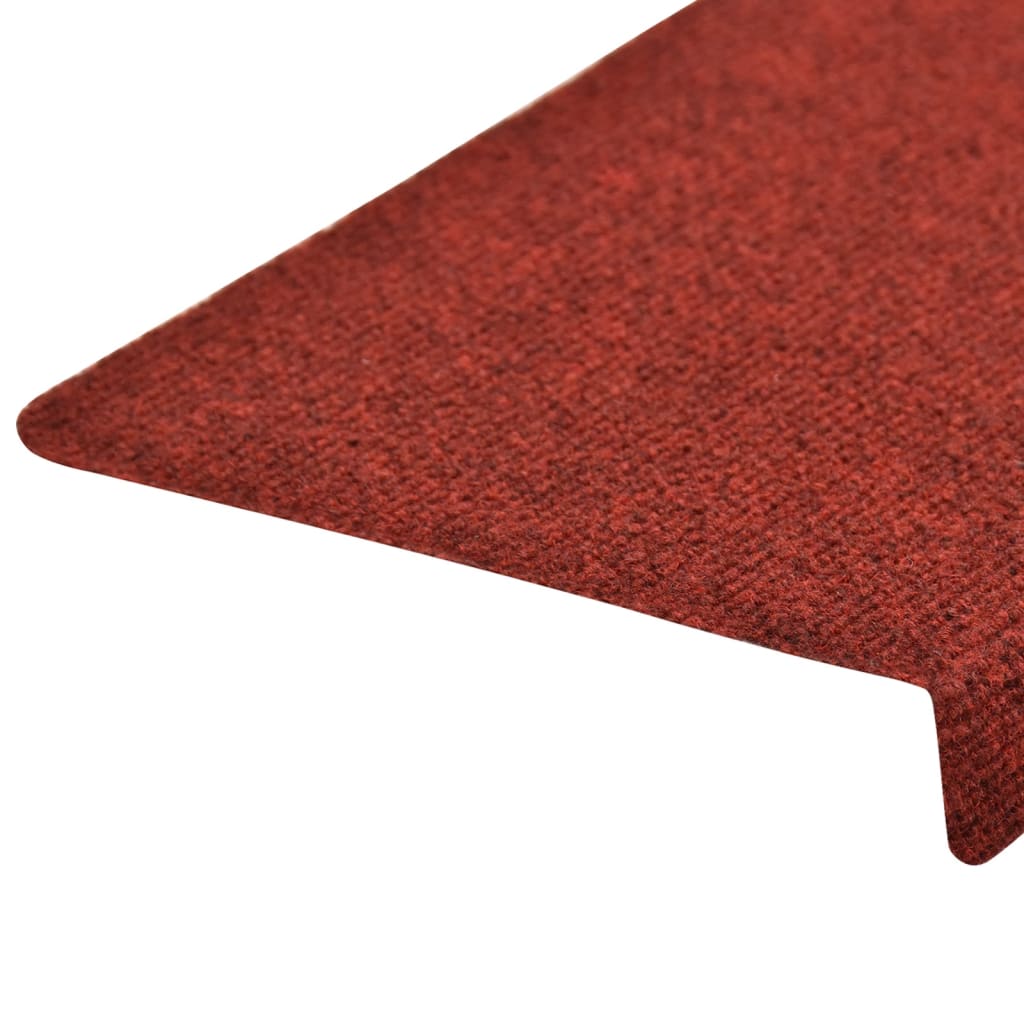 Trapmatten 5 St 65X25 Cm Naaldvilt Bordeauxrood