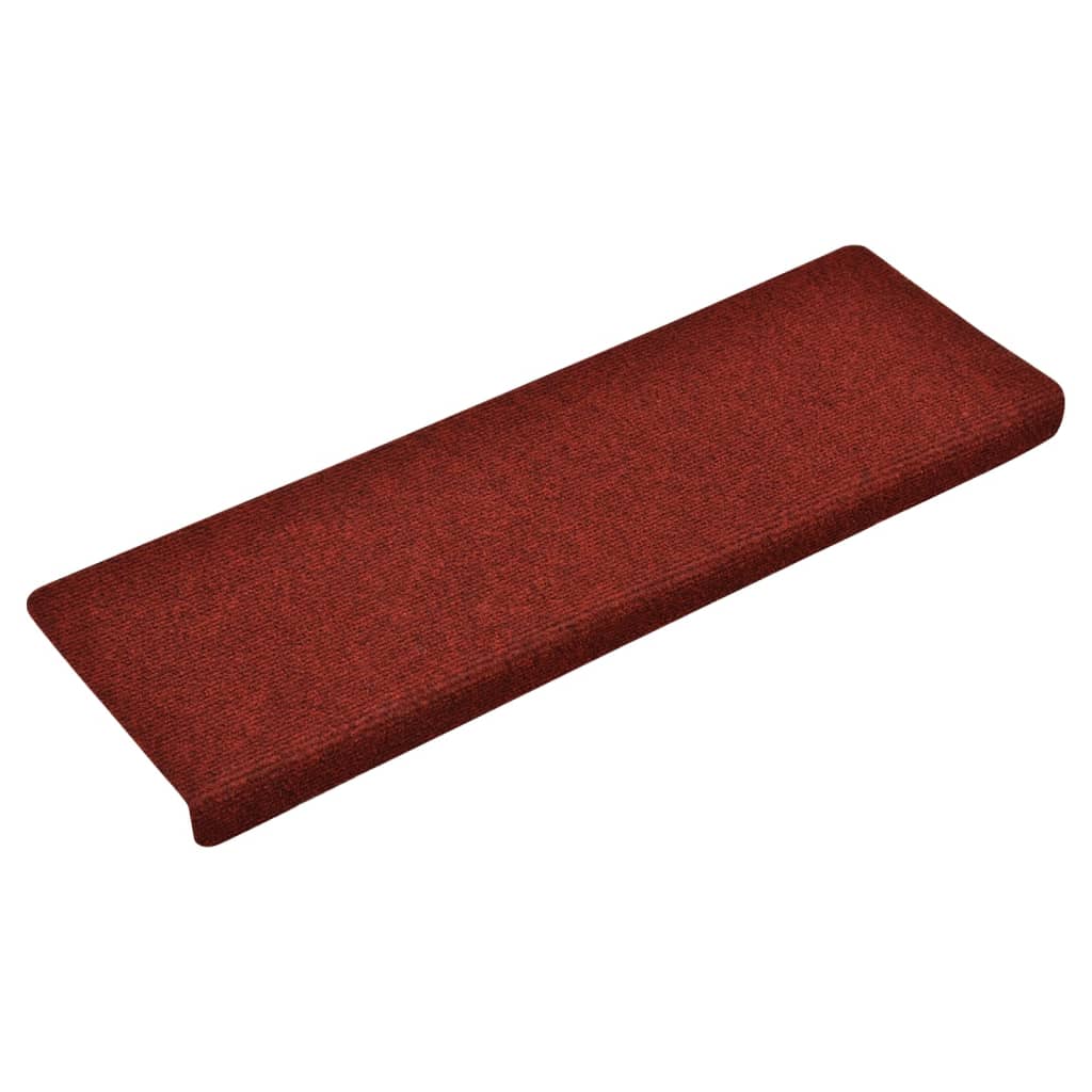 Trapmatten 10 St 65X25 Cm Naaldvilt Bordeauxrood
