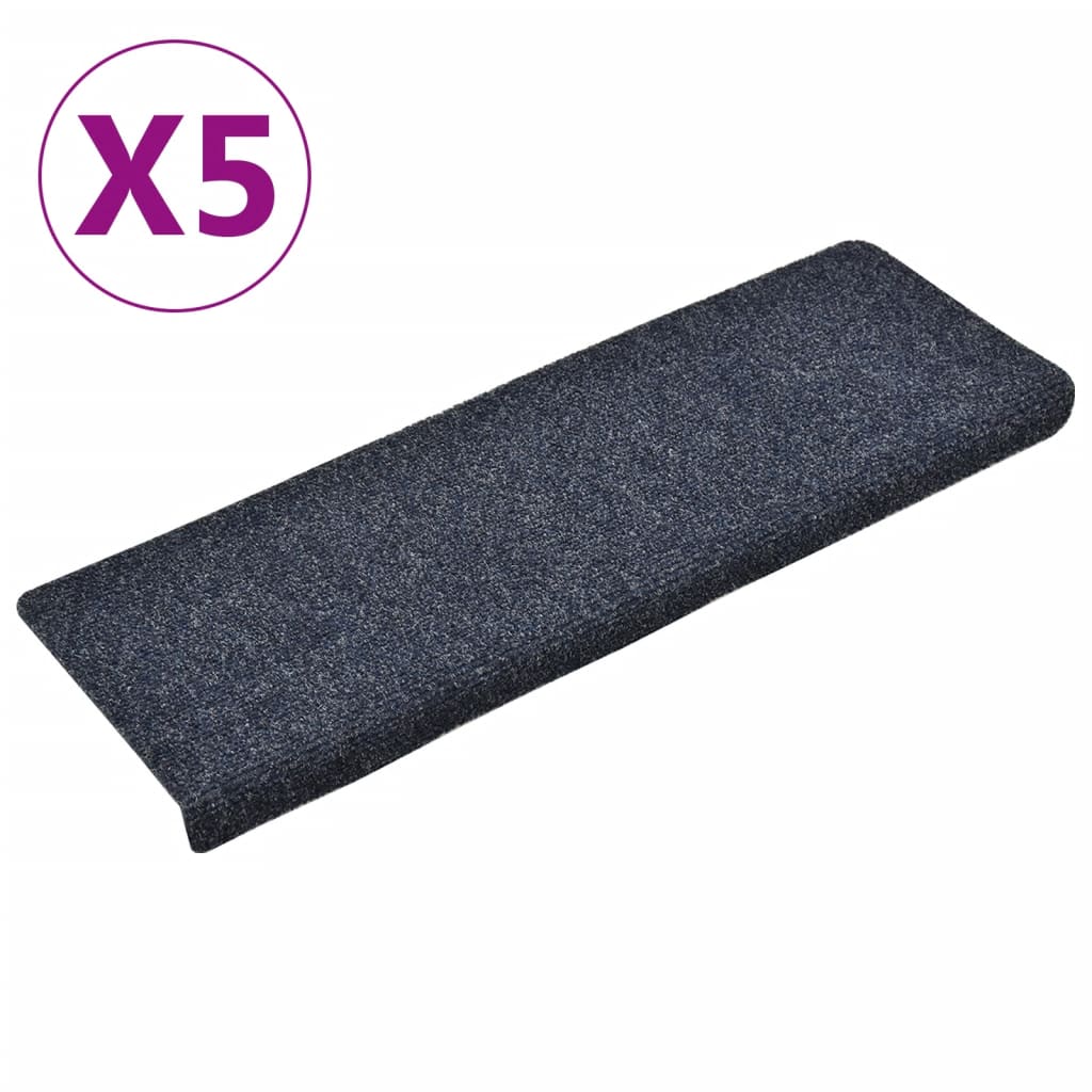 Trapmatten 5 St 65X25 Cm Naaldvilt Antracietkleurig
