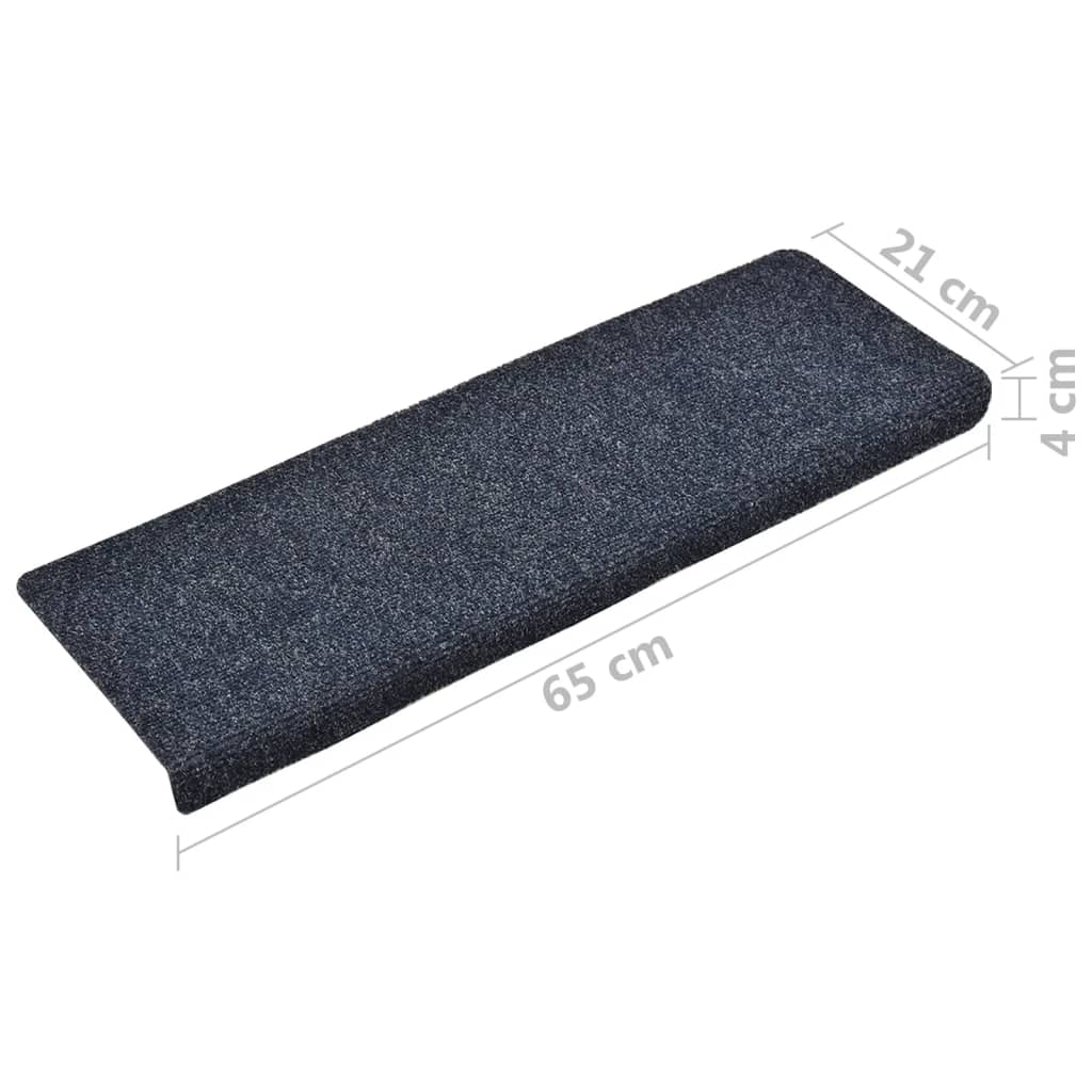 Trapmatten 5 St 65X25 Cm Naaldvilt Antracietkleurig