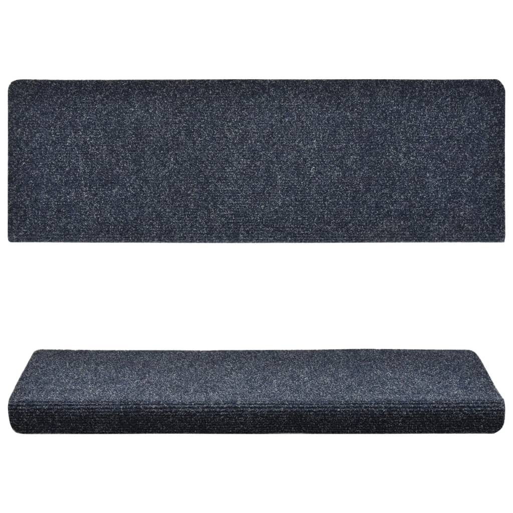 Trapmatten 10 St 65X25 Cm Naaldvilt Antracietkleurig