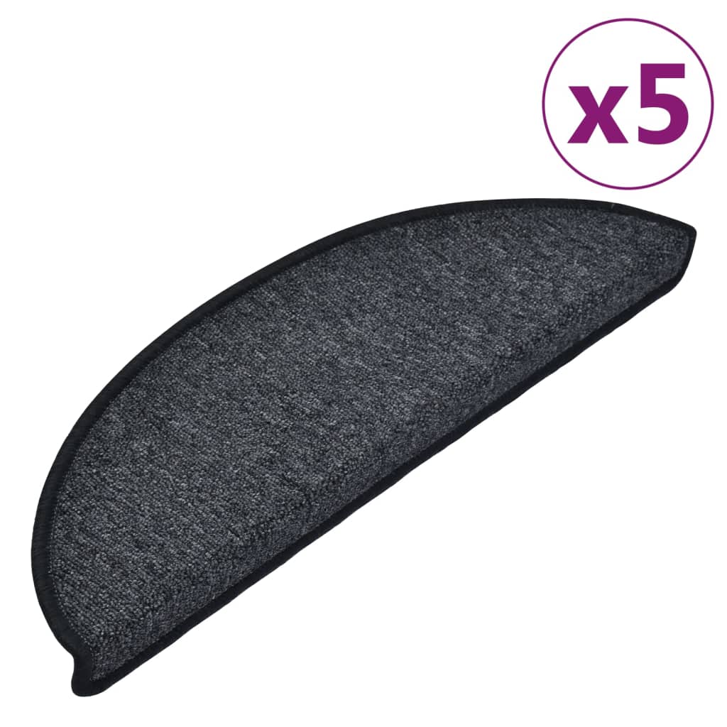 Trapmatten 5 St 56X20 Cm Antracietkleurig