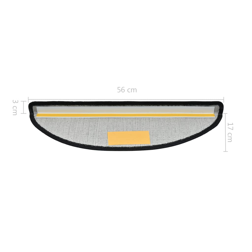 Trapmatten 5 St 56X20 Cm Antracietkleurig