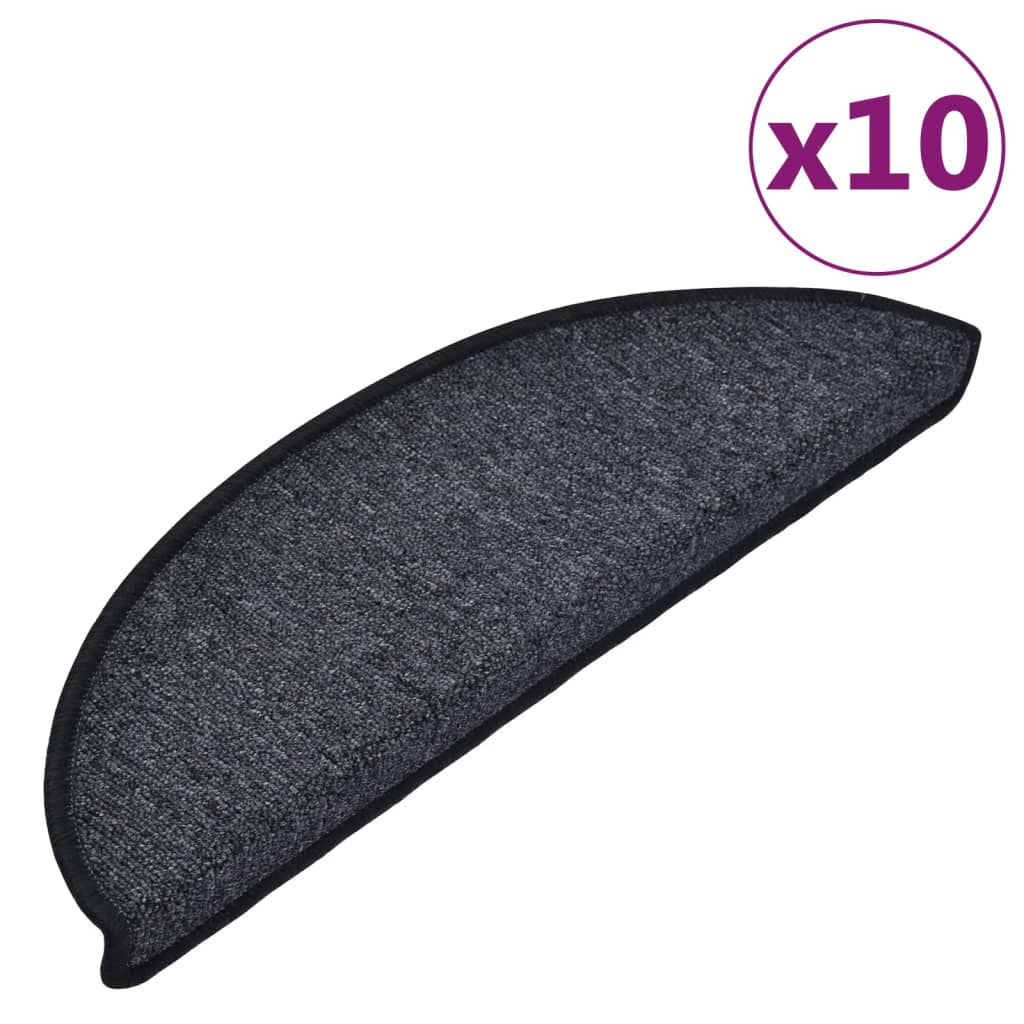Trapmatten 10 St 56X20 Cm Antracietkleurig