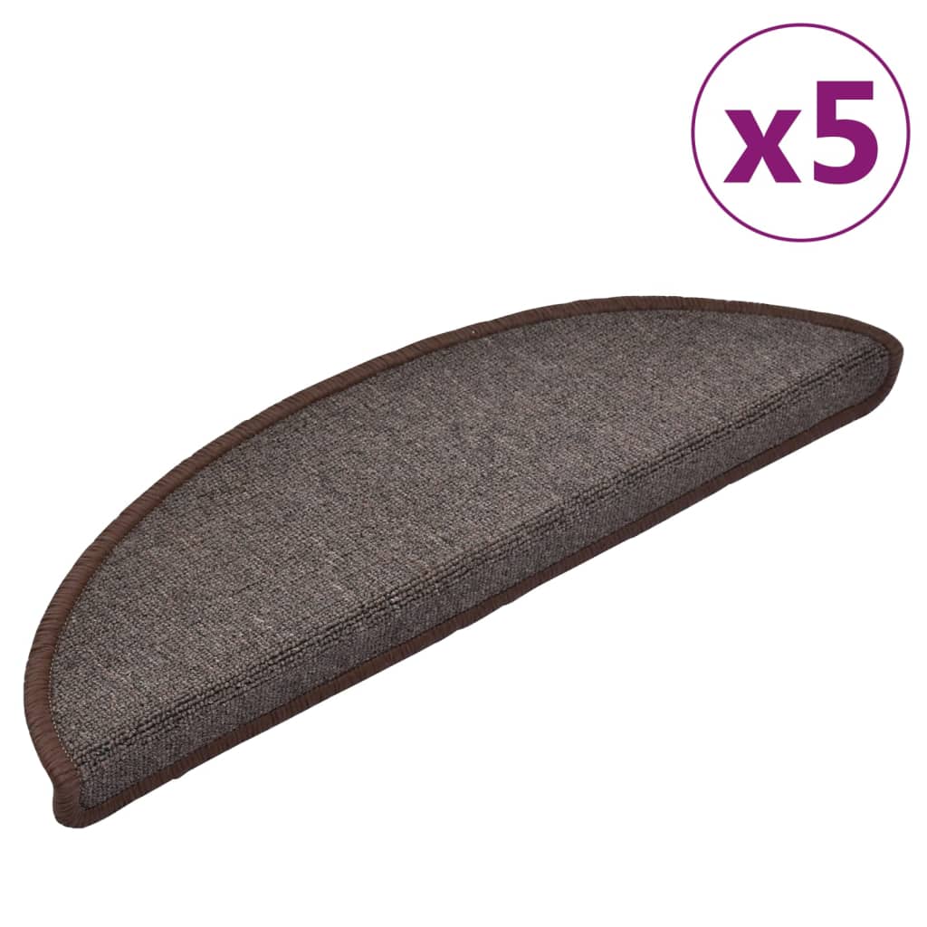 Trapmatten 5 St 56X20 Cm Koffiebruin