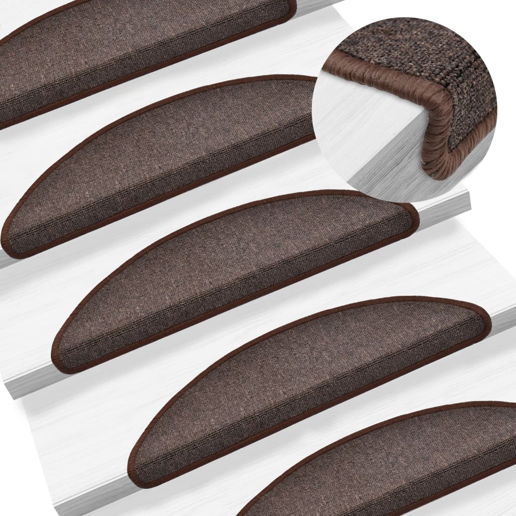 Trapmatten 10 St 56X20 Cm Koffiebruin