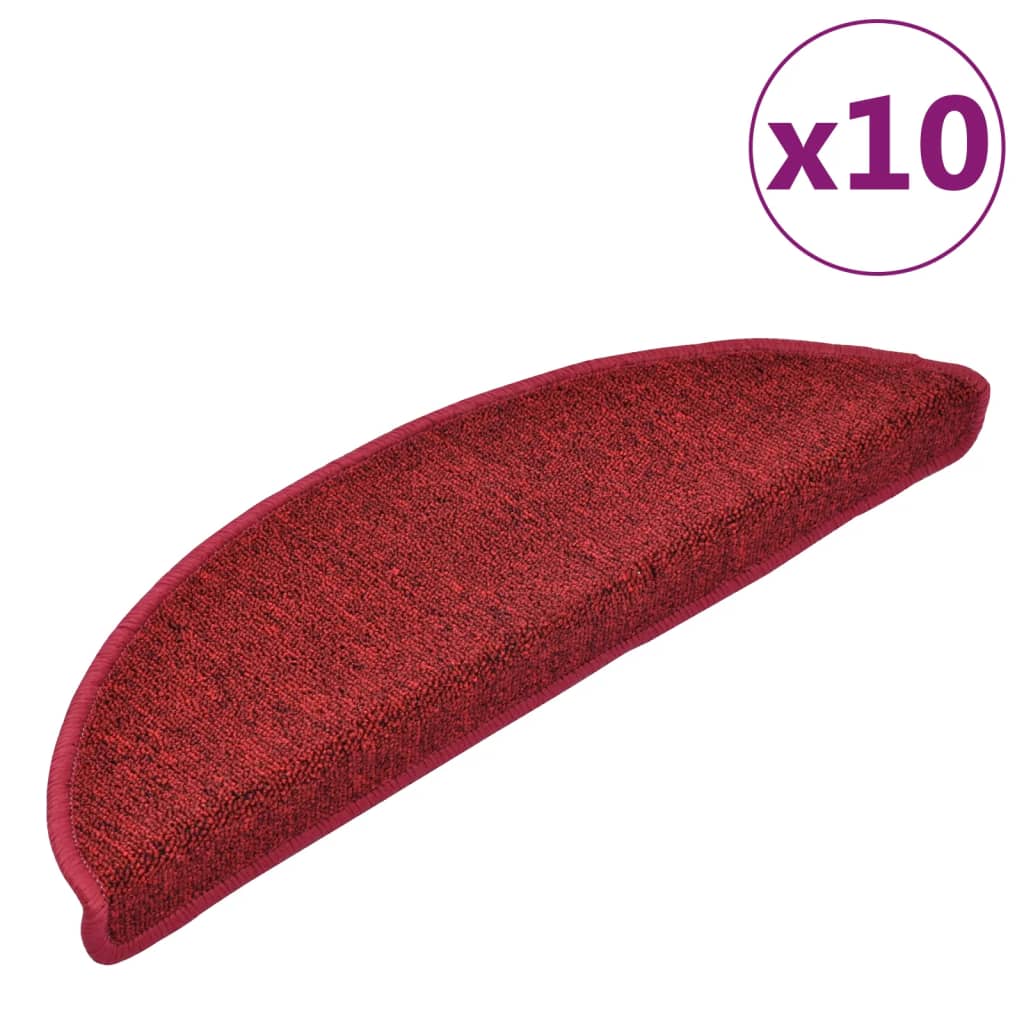 Trapmatten 10 St 56X20 Cm Bordeauxrood