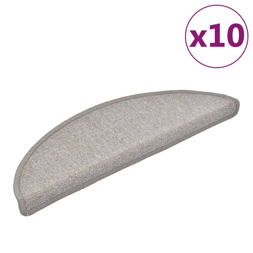 Trapmatten 10 St 56X20 Cm Taupe
