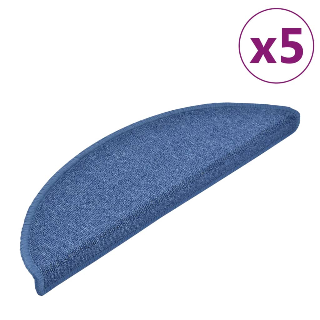 Trapmatten 5 St 56X20 Cm Blauw