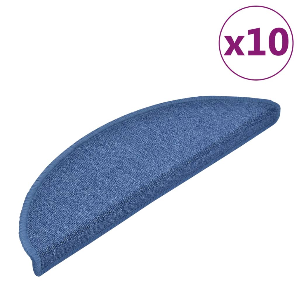 Trapmatten 10 St 56X20 Cm Blauw
