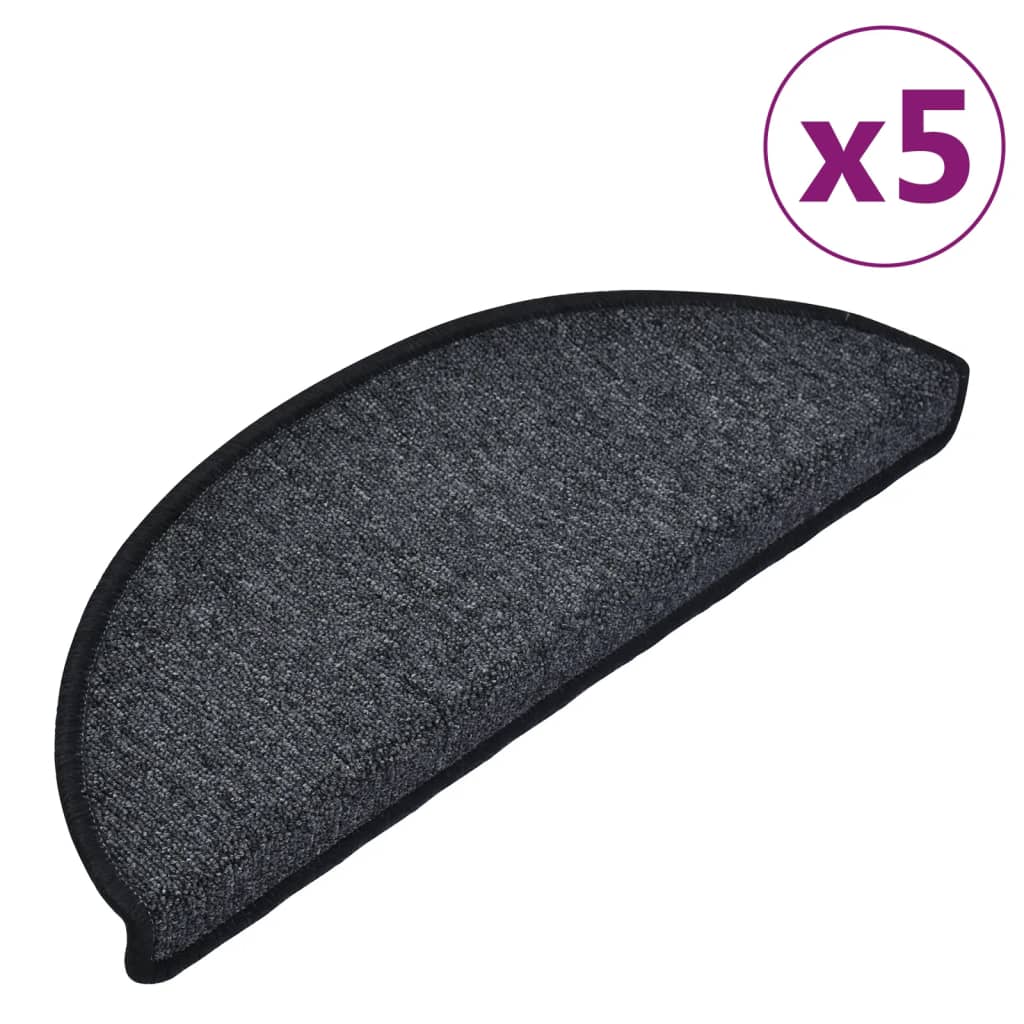 Trapmatten 5 St 65X28 Cm Antracietkleurig