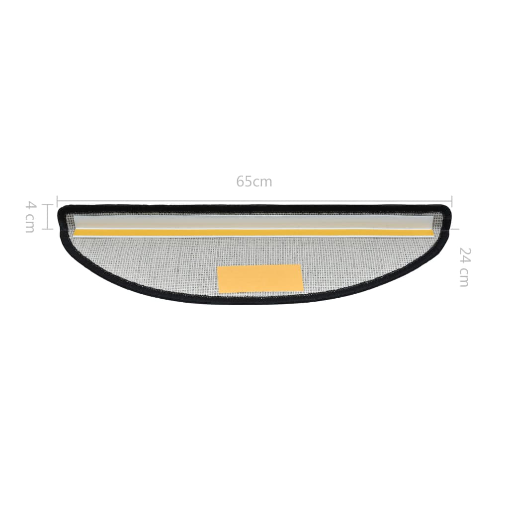 Trapmatten 10 St 65X28 Cm Donkergrijs