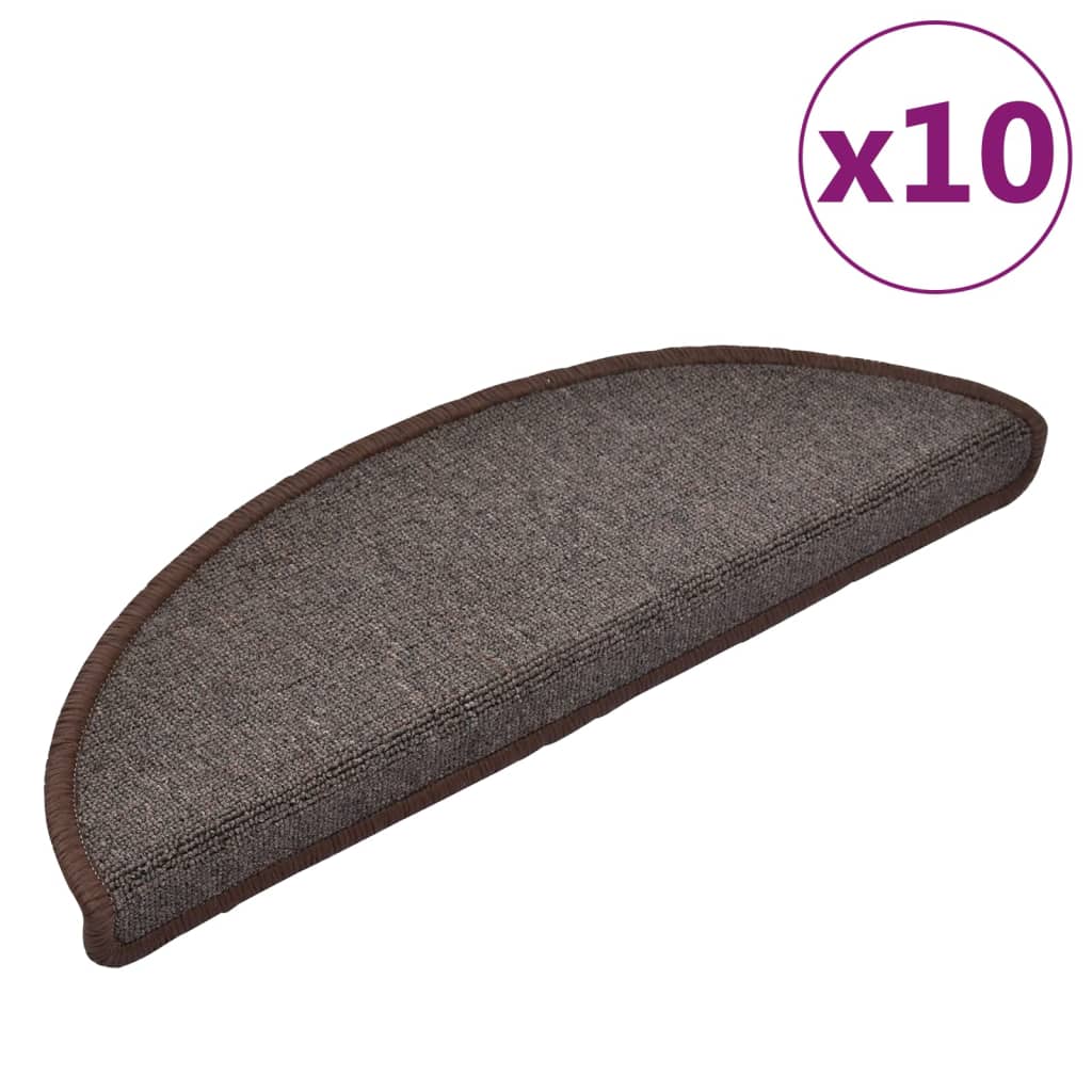 Trapmatten 10 St 65X28 Cm Koffiebruin