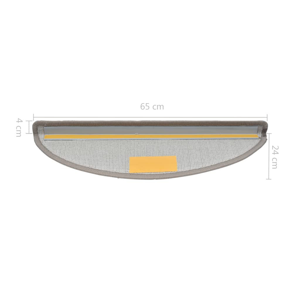 Trapmatten 10 St 65X28 Cm Taupe