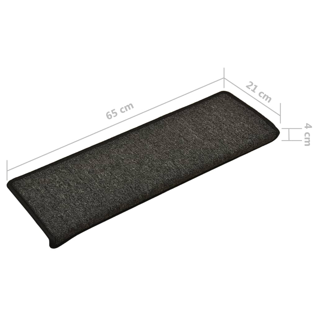 Trapmatten 5 St 65X25 Cm Antracietkleurig