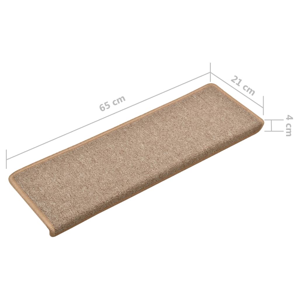 Trapmatten 5 St 65X25 Cm Lichtbruin