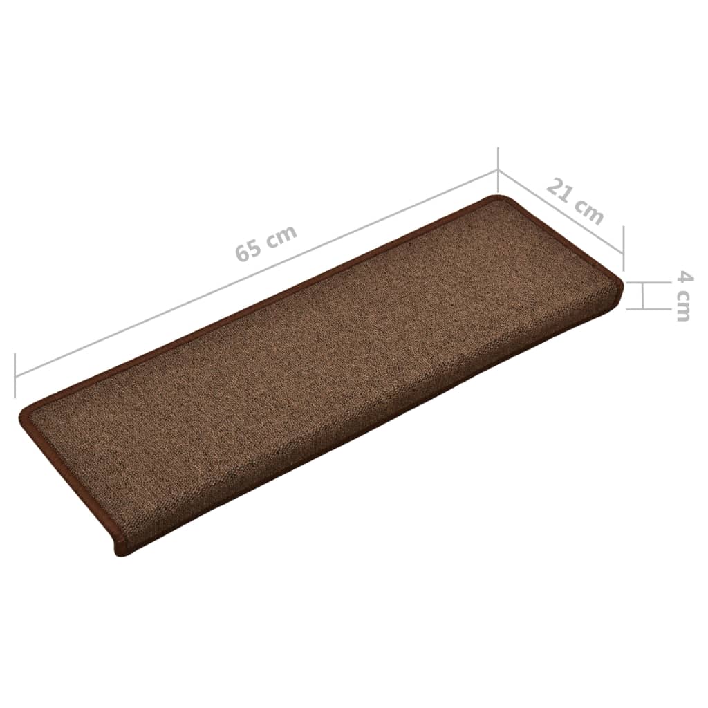 Trapmatten 5 St 65X25 Cm Bruin