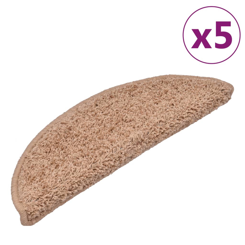Trapmatten 5 St 56X20 Cm Beige