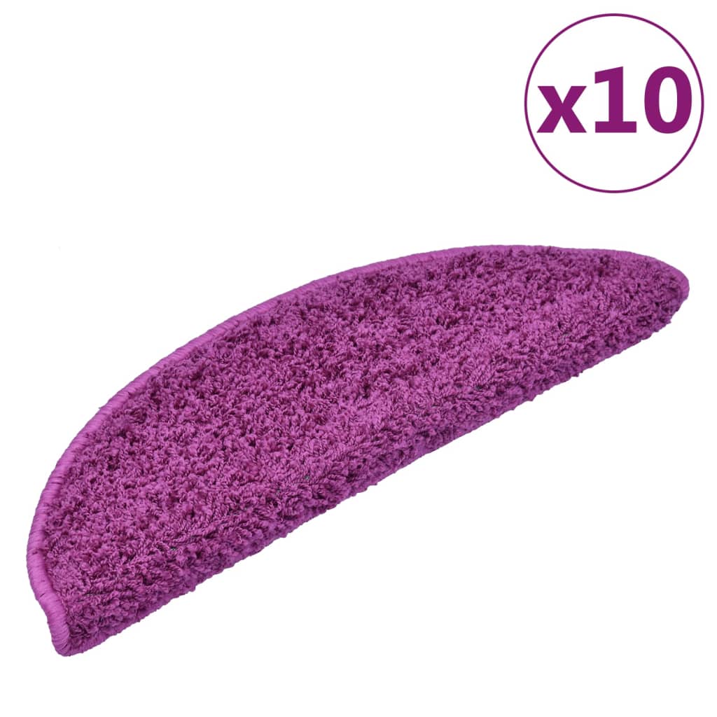 Trapmatten 10 St 56X20 Cm Violet