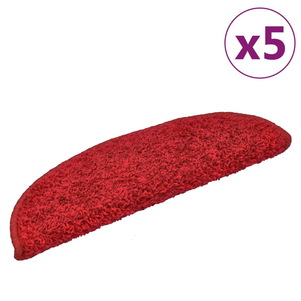 Trapmatten 5 St 56X20 Cm Rood