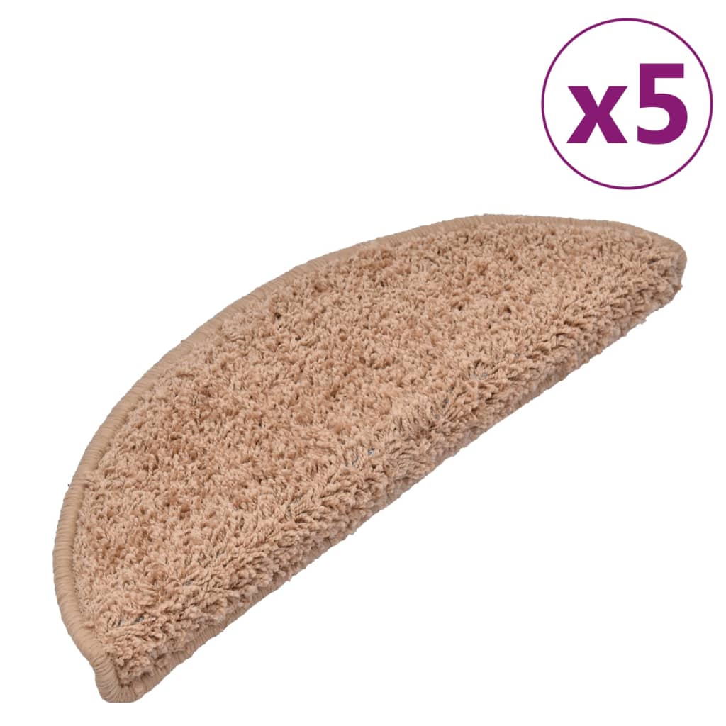 Trapmatten 5 St 65X25 Cm Beige