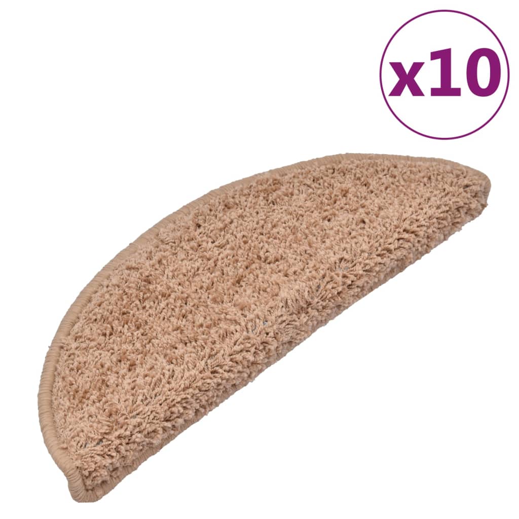 Trapmatten 10 St 65X25 Cm Beige