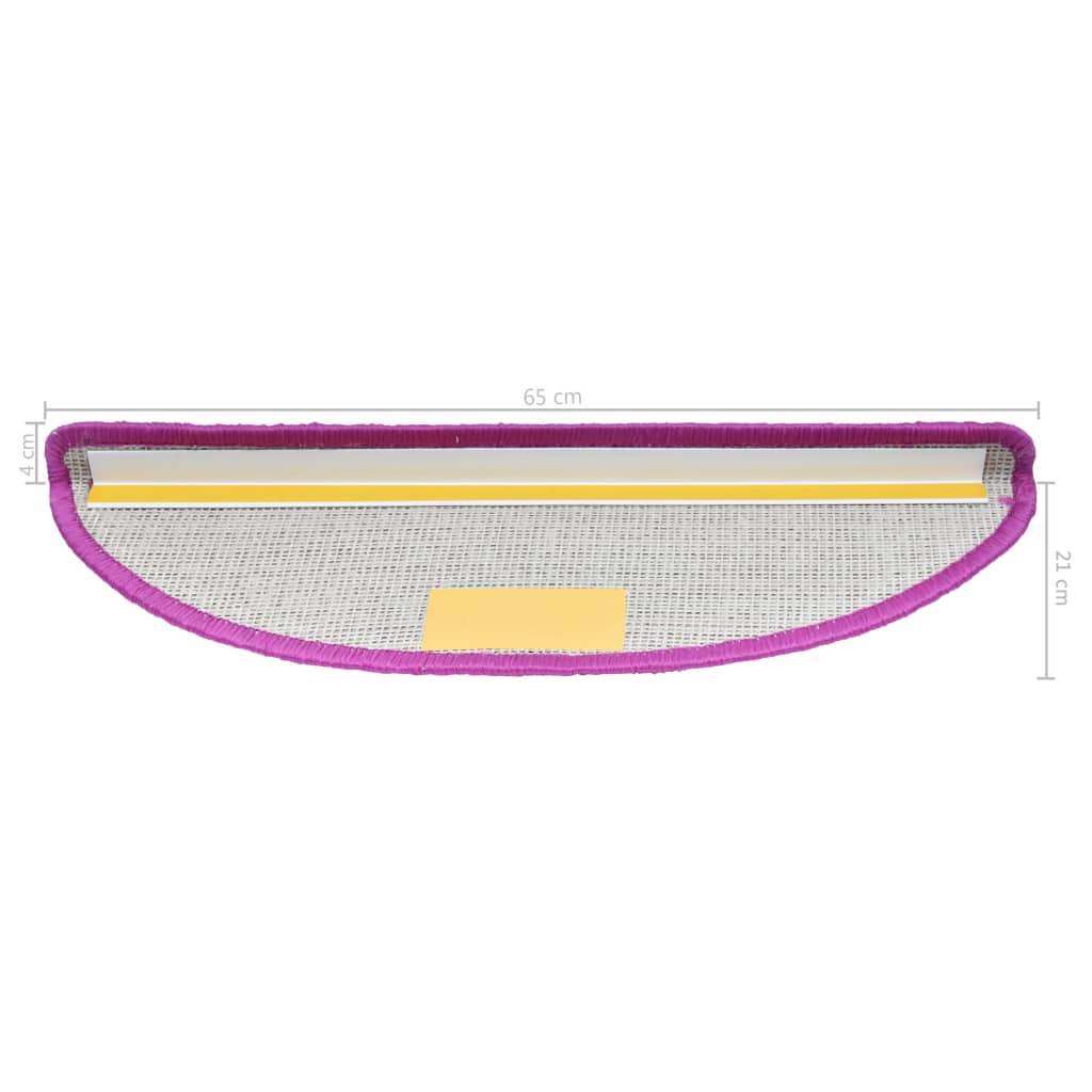 Trapmatten 5 St 56X20 Cm Violet