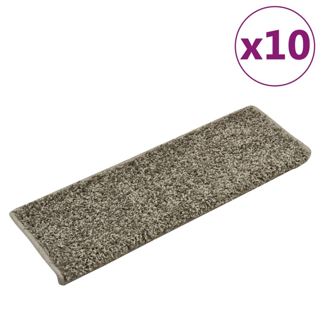 Trapmatten 10 St 65X25 Cm Grijs