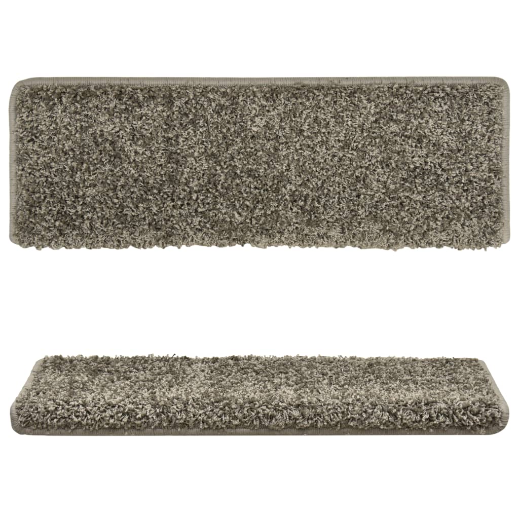 Trapmatten 10 St 65X25 Cm Grijs