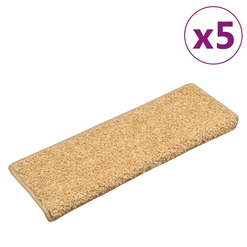 Trapmatten 5 St 65X25 Cm Beige