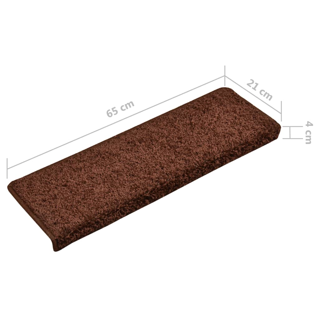 Trapmatten 5 St 65X25 Cm Bruin