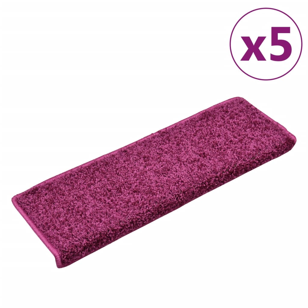 Trapmatten 5 St 65X25 Cm Violet
