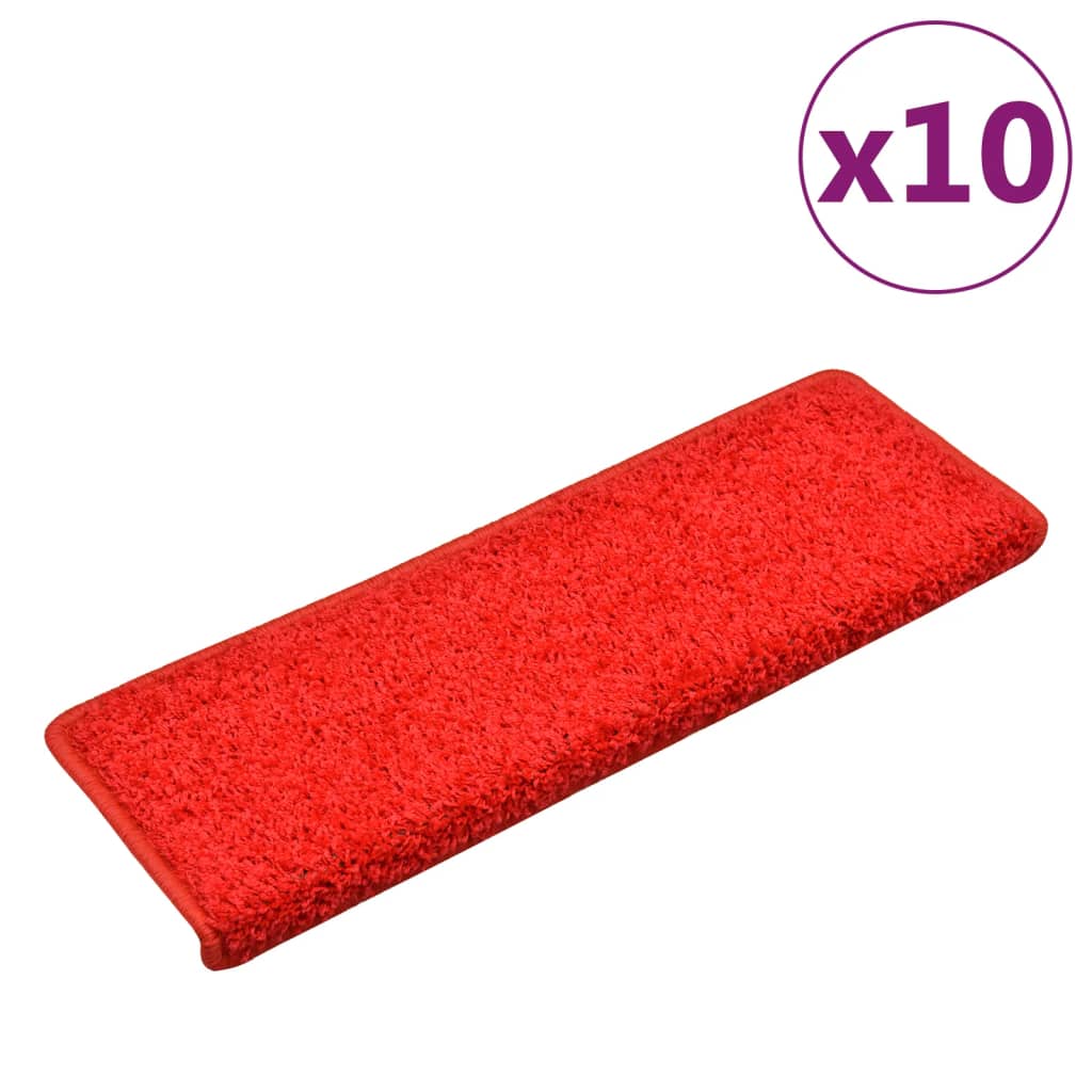 Trapmatten 10 St 65X25 Cm Rood