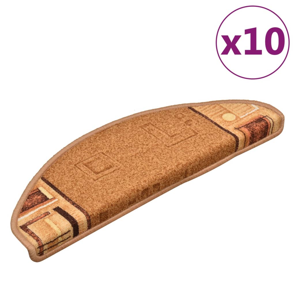 Trapmatten Zelfklevend 10 St 65X25 Cm Beige