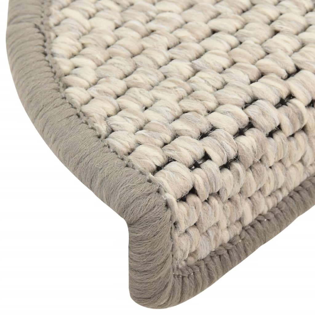 Trapmatten Zelfklevend 15 St Sisal-Look 56X20 Cm Beige