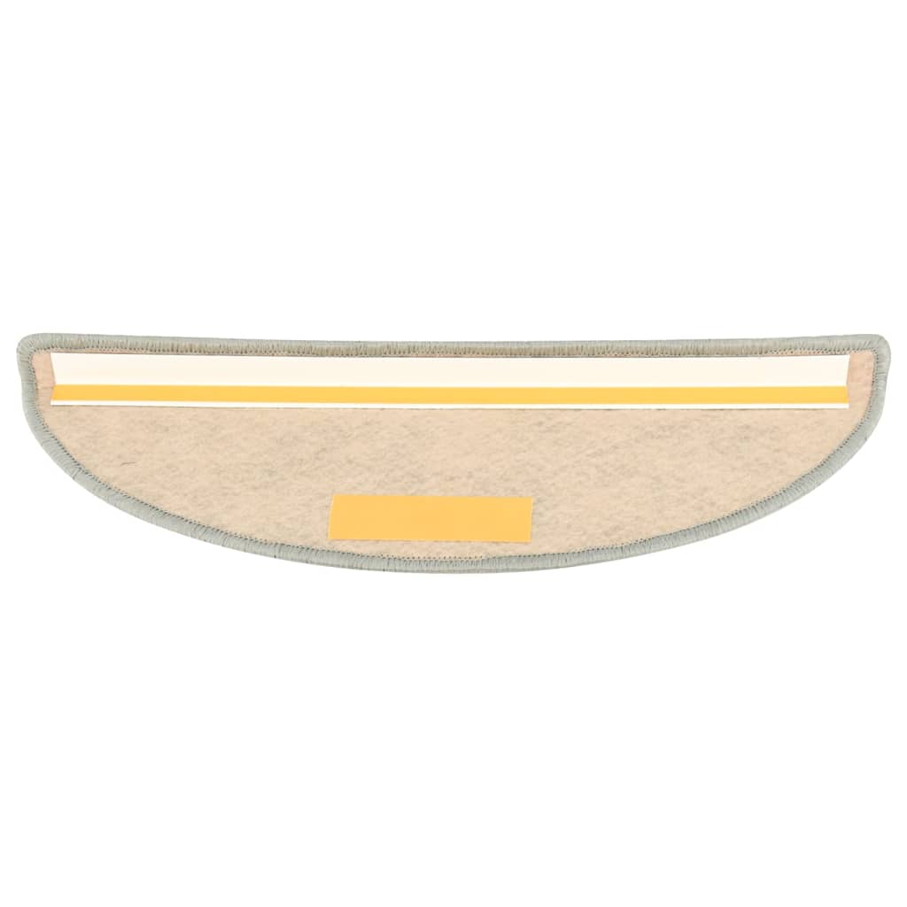 Trapmatten Zelfklevend 15 St Sisal-Look 56X20 Cm Grijs