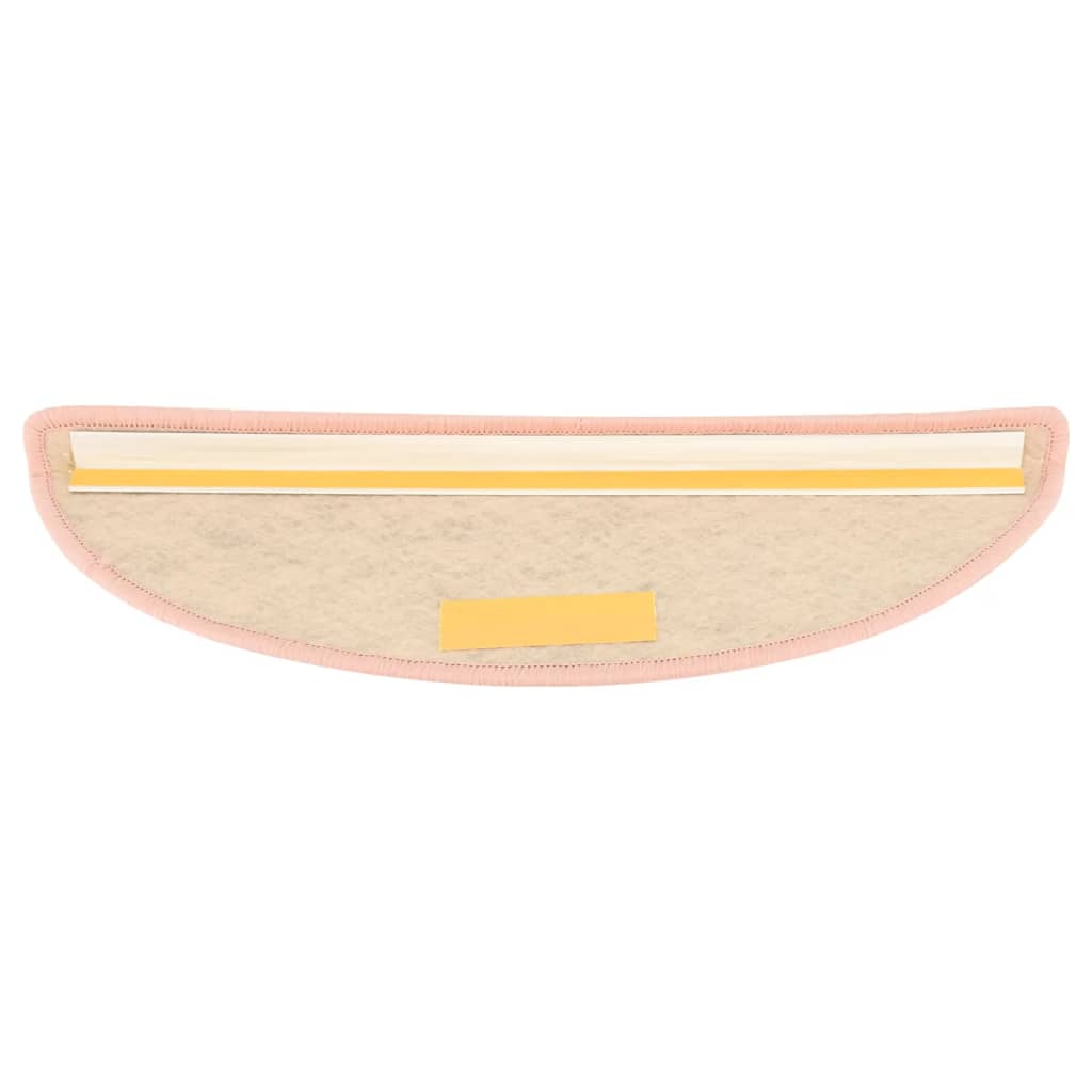 Trapmatten Zelfklevend 15 St Sisal-Look 56X20 Cm Rood