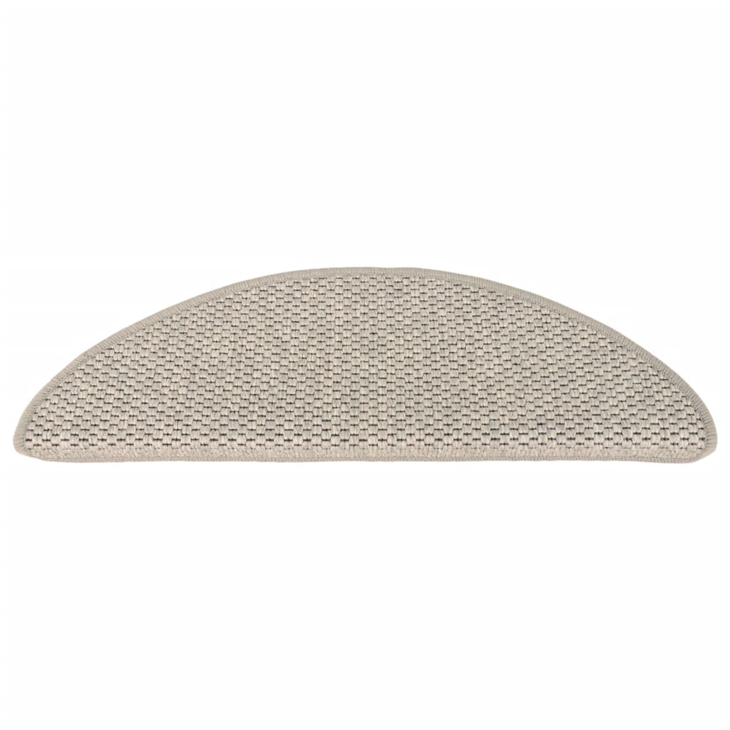 Trapmatten Zelfklevend 15 St Sisal-Look 65X25 Cm Taupe