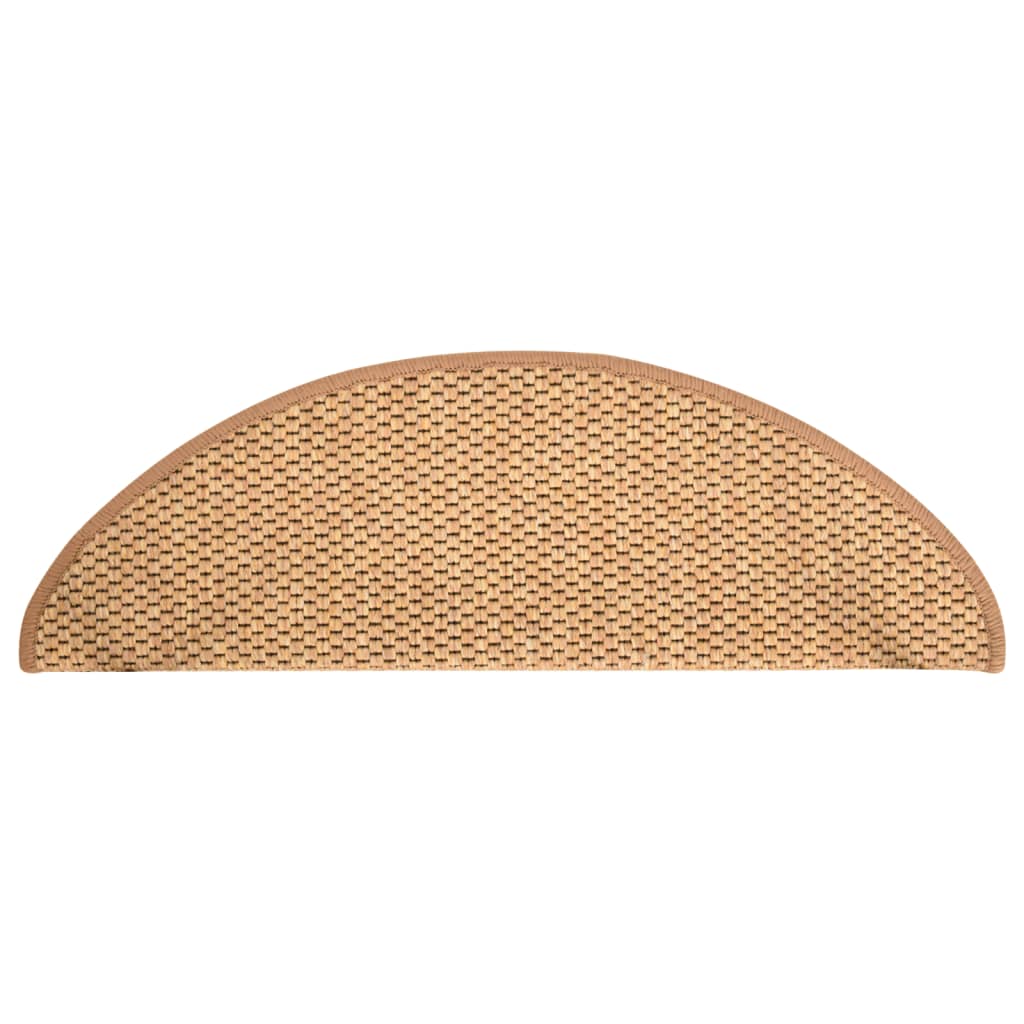 Trapmatten Zelfklevend 15 St Sisal-Look 65X25 Cm Oranje