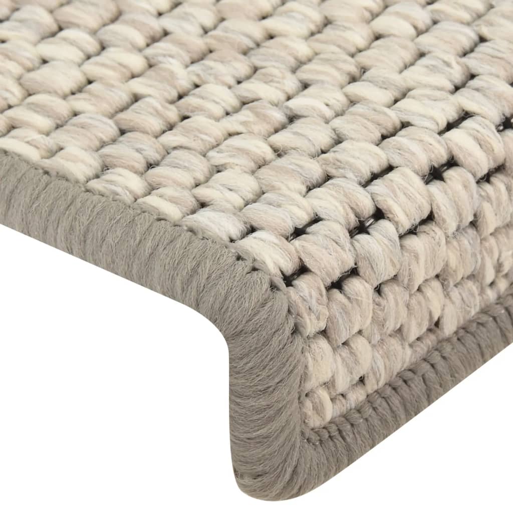 Trapmatten Zelfklevend 15 St Sisal-Look 65X25 Cm Beige