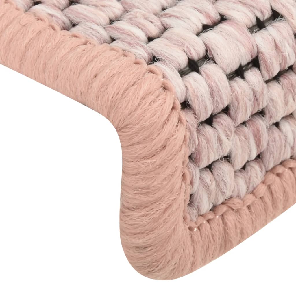 Trapmatten Zelfklevend 15 St Sisal-Look 65X25 Cm Rood