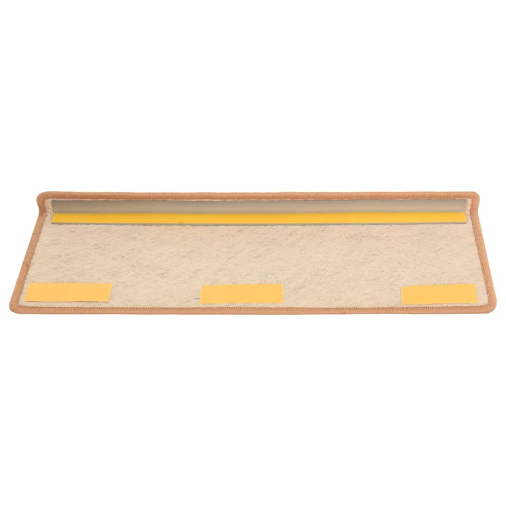 Trapmatten Zelfklevend 15 St Sisal-Look 65X25 Cm Oranje